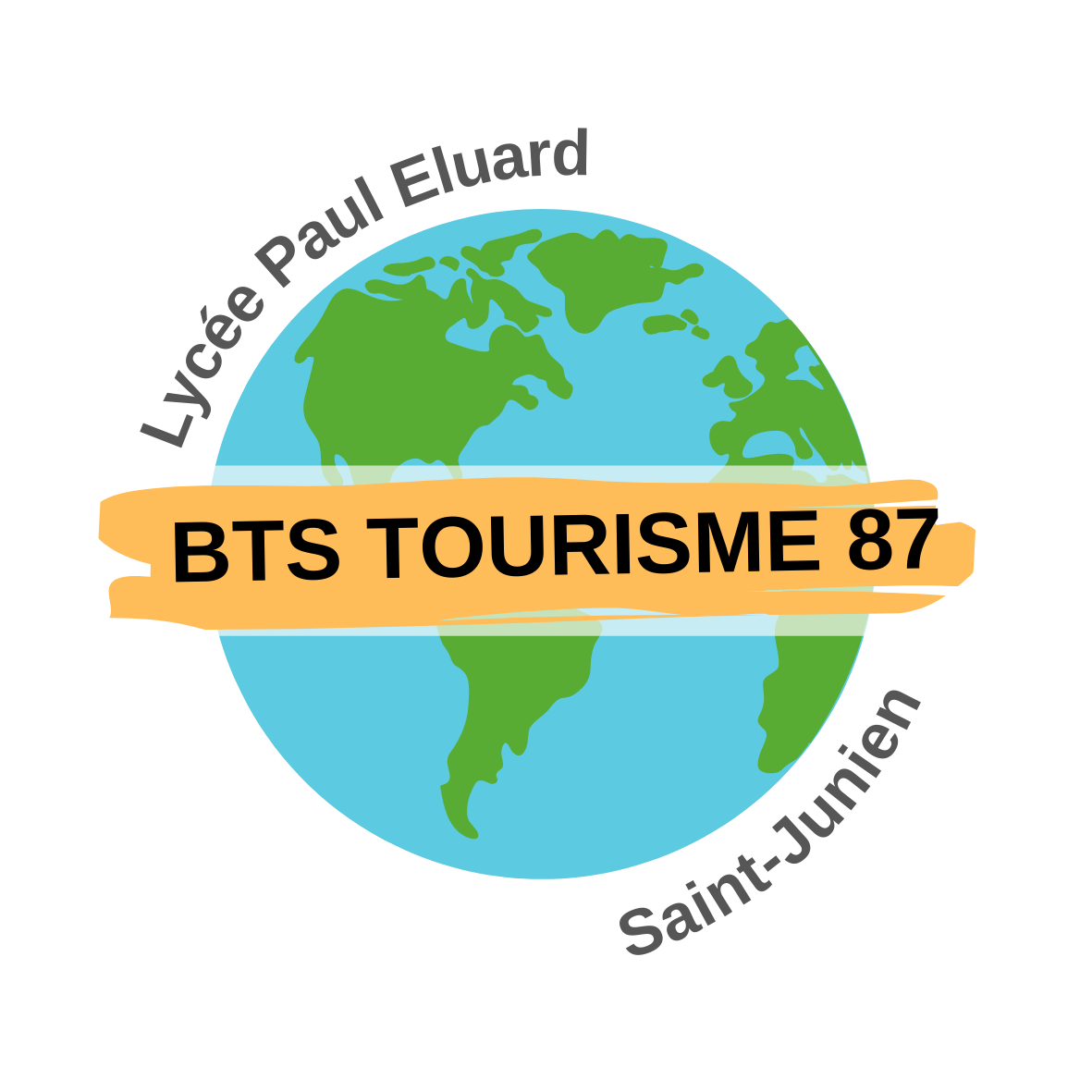 Logo BTS Tourisme 87 - Lycée Paul Éluard, Saint-Junien